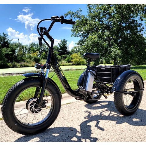 Stand Out From The Crowd 
 Electric Powered Fat Tire Tricycle Motorized 3 Wheel Trike Scooter Bic
 
 
 
 & Import Junkies
 
 Snug