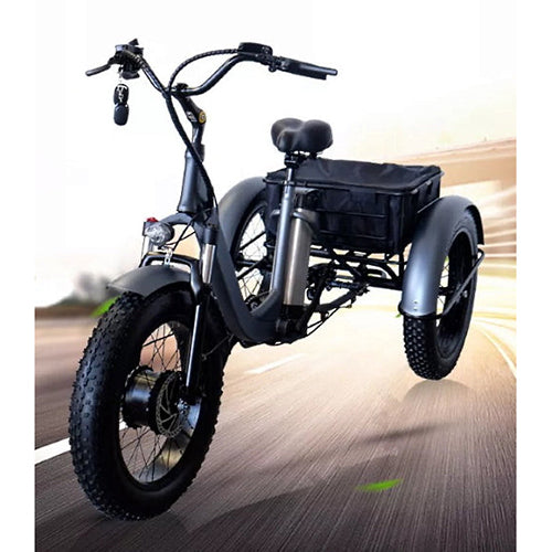 Sweet 
 Electric Powered Fat Tire Tricycle Motorized 3 Wheel Trike Scooter Bic
 
 
 
 & Import Junkies
 
 Simple